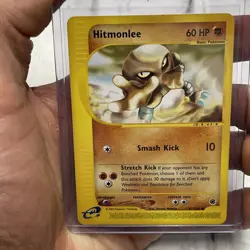 Pokemon Card - Hitmonlee Expedition 81/165 Uncommon Non-Holo LP/NM Vintage TCG - Image 1