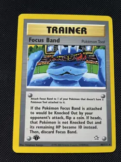 FOCUS BAND RARE - POKEMON 86/111 NEO GENESIS EDITION 1 PROCHE DU NEUF ENGLISH - Image 1