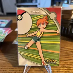 2000 Topps Pokemon TV Animations Series 3 Heroes & Villains Misty #HV7 - Image 1