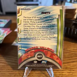 2000 Topps Pokemon TV Animations Series 3 Heroes & Villains Misty #HV7 - Image 2