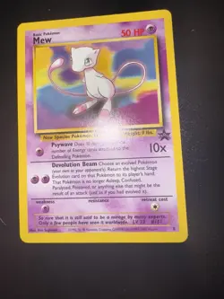 Pokemon Card - Mew #8 WoTC Black Star Promo - Image 1