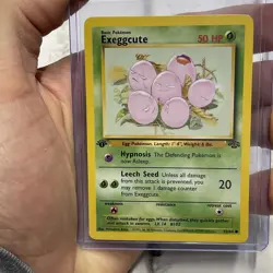 Exeggcute 52/64 Jungle Regular 1st Edition Pokemon Vintage Rare Card Pokemon Vtg - Image 1