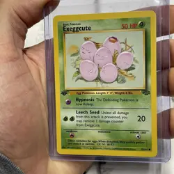Exeggcute 52/64 Jungle Regular 1st Edition Pokemon Vintage Rare Card Pokemon Vtg - Image 2