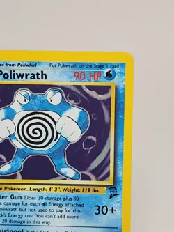 Poliwrath Pokemon Card Holographic Base Set 2 Near Mint Condition 15/130 - Image 3