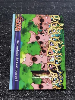 CARTE POKEMON TOPPS SNAP - SCREEN SNAPS! DEBANDADE DE CERFROUSSE NEUF FR - Image 1
