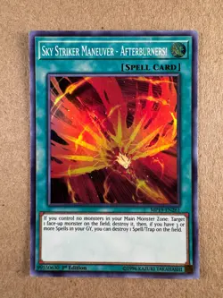 Sky Striker Maneuver - Afterburners! MP19-EN261 2019 Yugioh Tin Mega Pack 1st - Image 1