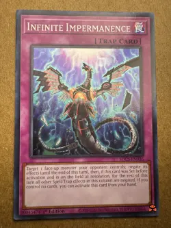 Infinite Impermanence SDCS-EN036 1st Edition Yugioh - Image 1