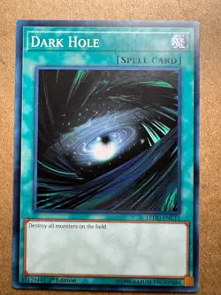 Dark Hole LEHD-ENC15 Legendary Hero Decks 1st Edition Yugioh - Image 1