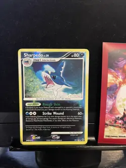 Pokemon Card Sharpedo 37/132 Rare Reverse Holo Diamond & Pearl 257💎NM💎 - Image 1