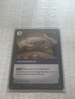 Stacked Deck 183/298 Riftbound TCG League Of Legends Origins Regular QTY - Image 1