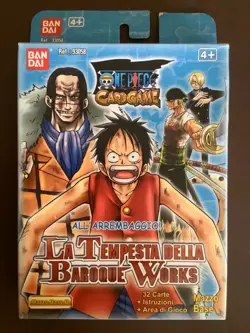MAZZO B One Piece Card Game Deck Tempesta della Baroque Works Mazzo Bandai Ita - Image 1