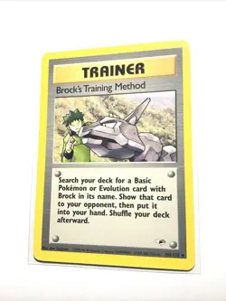BROCK'S TRAINING METHOD - 106/132 - Gym Heroes - Pokemon Card - NM - Image 1