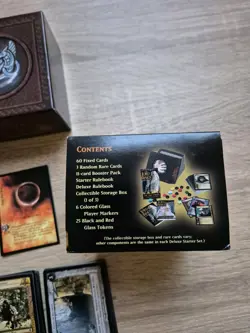 Lord Of The Rings Two Towers Deluxe Starter Set Card Game READ Photos of all - Image 2