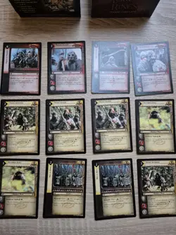 Lord Of The Rings Two Towers Deluxe Starter Set Card Game READ Photos of all - Image 4