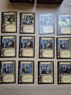 Lord Of The Rings Two Towers Deluxe Starter Set Card Game READ Photos of all - Image 5
