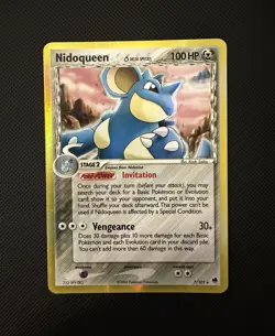 Pokemon EX Dragon Frontiers Nidoqueen Holo Rare Card #7/101 2006 - Image 1