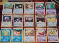 15 Vintage Pokemon Original Team Rocket Cards- 1 Star Rare LP/NM Mini Lot - Image 1