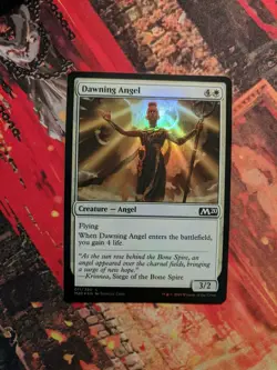 MTG Card : (1x) Dawning Angel (Core Set 2020) FOIL - Image 1