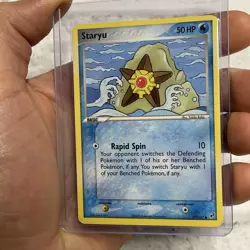 Pokemon Staryu EX Deoxys 77/107 2005 NM Pokemon Near Mint Vintage Card Common - Image 2