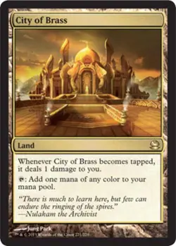 MTG English City of Brass NM Normal Modern Masters - Image 1