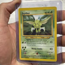 Pokemon Card - Scyther Neo Destiny 55/105 Uncommon Non Holo LP+ Vintage Pokemon - Image 2