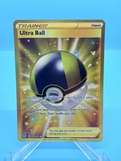 Ultra Ball - 186/172 - Pokemon Brilliant Stars Sword Shield Secret Rare Card NM - Image 1