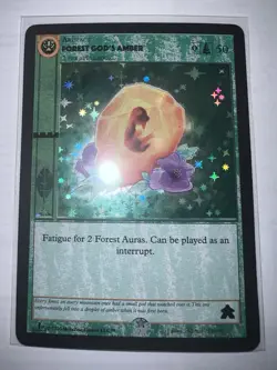 1 Of 100 2020 MetaZoo Games Forest Gods Amber Sample Card Ungraded Mint - Image 1