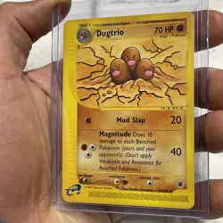 Dugtrio 44/165 Expedition - Non-Holographic Rare Pokemon Card LP+ Vintage TCG - Image 2