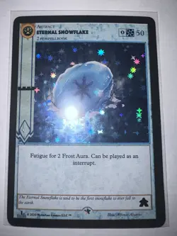 1 Of 100 2020 MetaZoo Games Eternal Snowflake Sample Card Ungraded Mint - Image 1