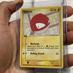 Voltorb EX Hidden Legends 80/101 Regular Common Pokemon Trading Card LP/NM 2004 - Image 2