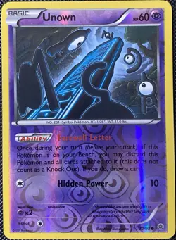 Unown 30/98 XY - Ancient Origins Reverse Holo - Pokemon Card - Image 1