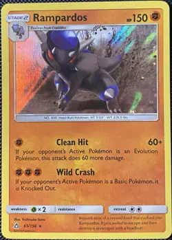 Rampardos 65/156 Sm-Ultra Prism Holo - Pokemon Card - Image 1