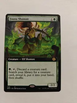 Fauna Shaman - Extended Art, The Brothers' War, LP/MINT x 1 MTG - Image 1