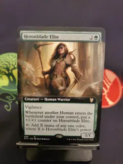 Heronblade Elite (Extended) Commander Innistrad Midnight Hunt +BONUS Normal Art - Image 2