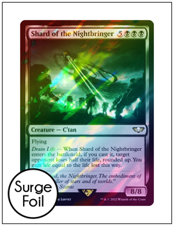 1x Shard of the Nightbringer, Surge Foil, Warhammer 40k, Magic MTG NM - Image 1
