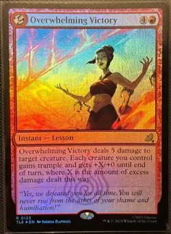 MTG Avatar: The Last Airbender Overwhelming Victory Foil (Rare) - Image 1