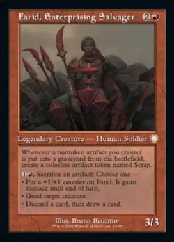 Near Mint, English - 4 x MTG Farid, Enterprising Salvager Commander: The Brother - Image 1