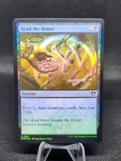MTG - [FOIL] Read the Bones - Commander Masters - Image 1