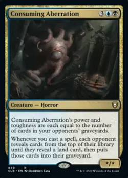 Near Mint, English - 1 x MTG Consuming Aberration Commander Legends: Battle for - Image 1
