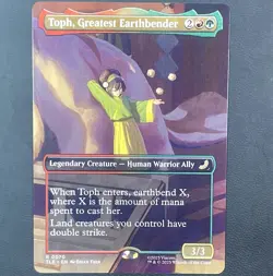 MTG Toph, Greatest Earthbender TLE 0070 R NM Regular Borderless - Image 1