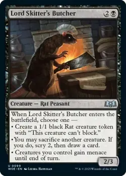 Near Mint, English - 4 x MTG Lord Skitter's Butcher - Foil Wilds of Eldraine - Image 1