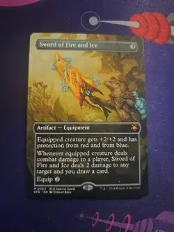 Sword of Fire and Ice Borderless Special Guests Regular Magic The Gathering MTG - Image 1