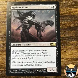 Magic the Gathering MTG: Syphon Sliver- NM- 117/249- M14 - Image 1
