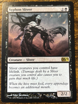 Magic the Gathering MTG: Syphon Sliver- NM- 117/249- M14 - Image 3