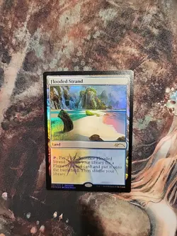 MTG FOIL Flooded Strand (Nationals Promo) NM/Mint - Image 1