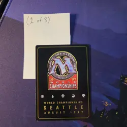 MTG 1x Force of Will World Championship Gold Border Seattle Paul McCabe LP - Image 2