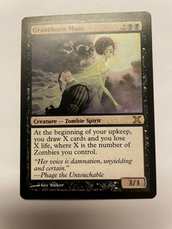 Graveborn Muse 10th Edition Regular Never been played with Rare must see!!!!! - Image 1
