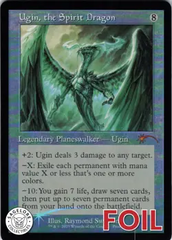 MTG Ugin, the Spirit Dragon (Retro Frame) (1) | NM Foil | Secret Lair {SLD} - Image 1