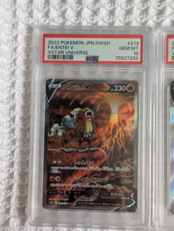 Pokemon PSA 10 Raikou Entei Suicune V SAR 213 215 218/172 Seq Set VSTAR Universe - Image 2