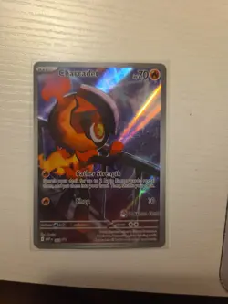 Pokemon Center ETB Phantasmal Flames Charcadet 022 Stamped Promo - Image 1